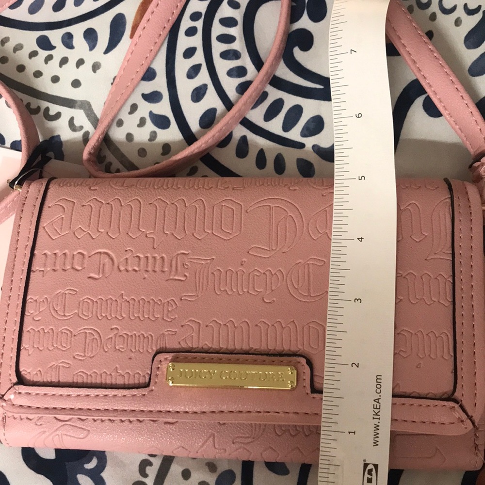 NWT Juicy Couture pink crossbody bag - Picture 9 of 9
